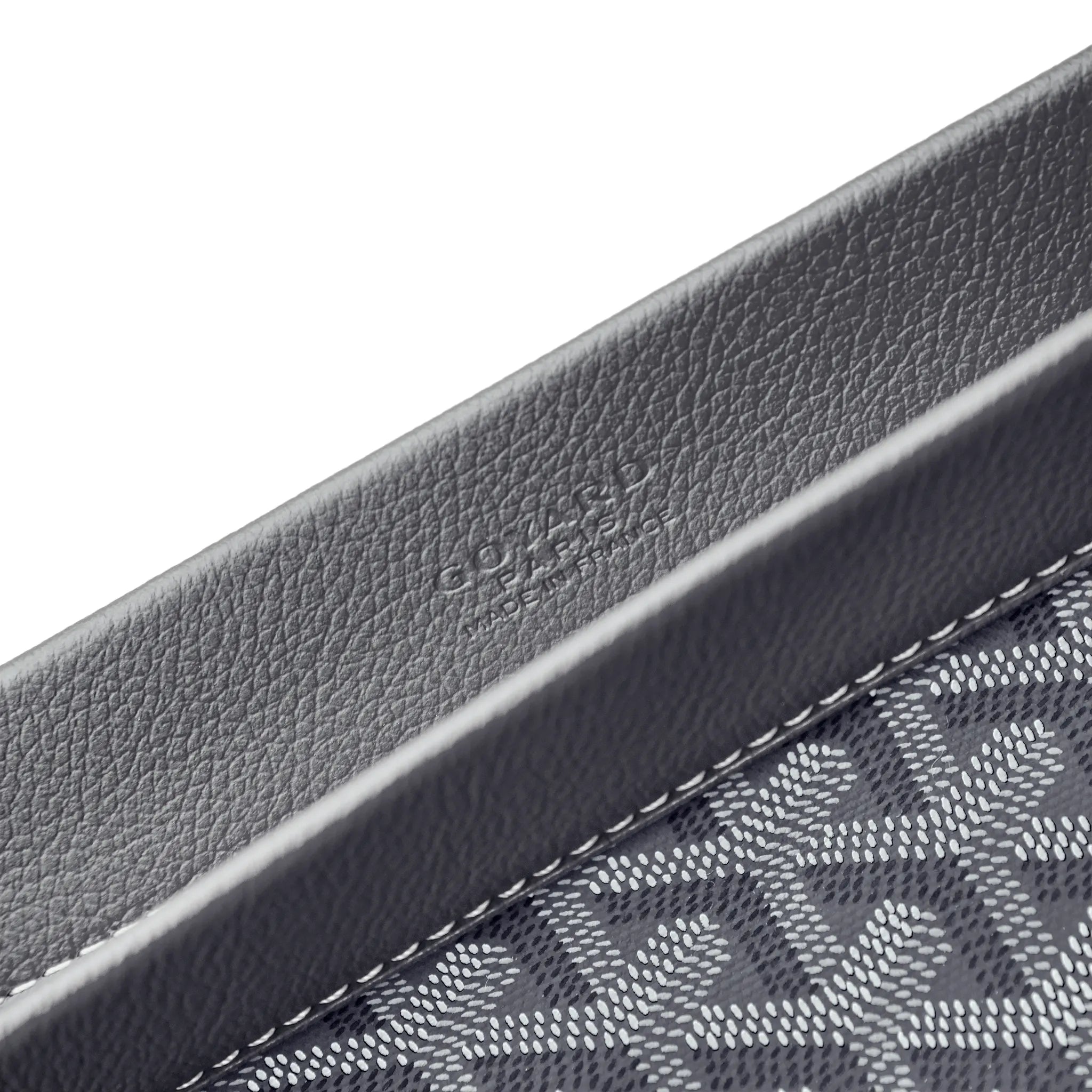 Goyard Conti Grey Leather Pouch - Luxury Small Crossbody Bag for Women - Perfect for Travel, Parties & Everyday Use