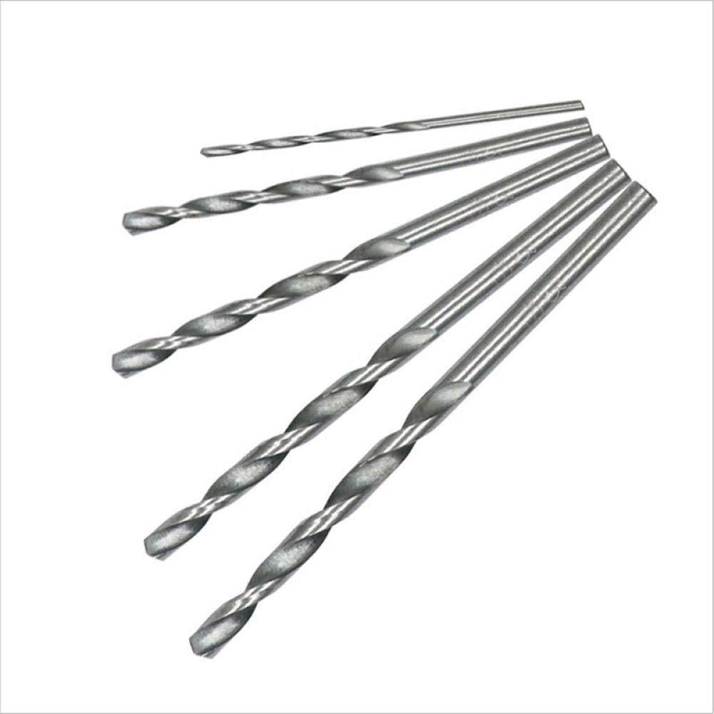 50pcs Titanium Coated HSS Drill Bit Set - High Speed Steel Twist Drill Bits (1/1.5/2/2.5/3mm) for Metal, Wood & Plastic - Perfect for DIY Projects, Home Repair & Professional Use