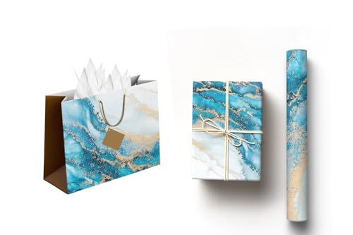 Combo Large-Coastal Chic + Blue Marble