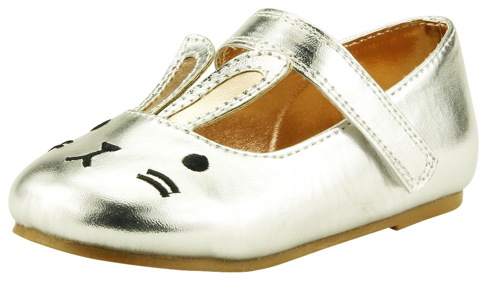 Easter Bunny Flat Shoes for Women - Cute Spring & Easter Party Slippers - Comfortable Holiday Themed House Shoes for Indoor/Outdoor Wear