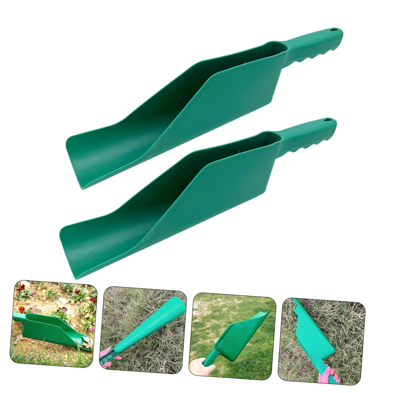 2-Pack Rain Gutter Scoop - Heavy Duty Gutter Cleaning Tool for Leaves & Debris Removal - Garden & Roof Maintenance Shovel Scoop - Perfect for Home, Yard, and Outdoor Gutter Cleaning