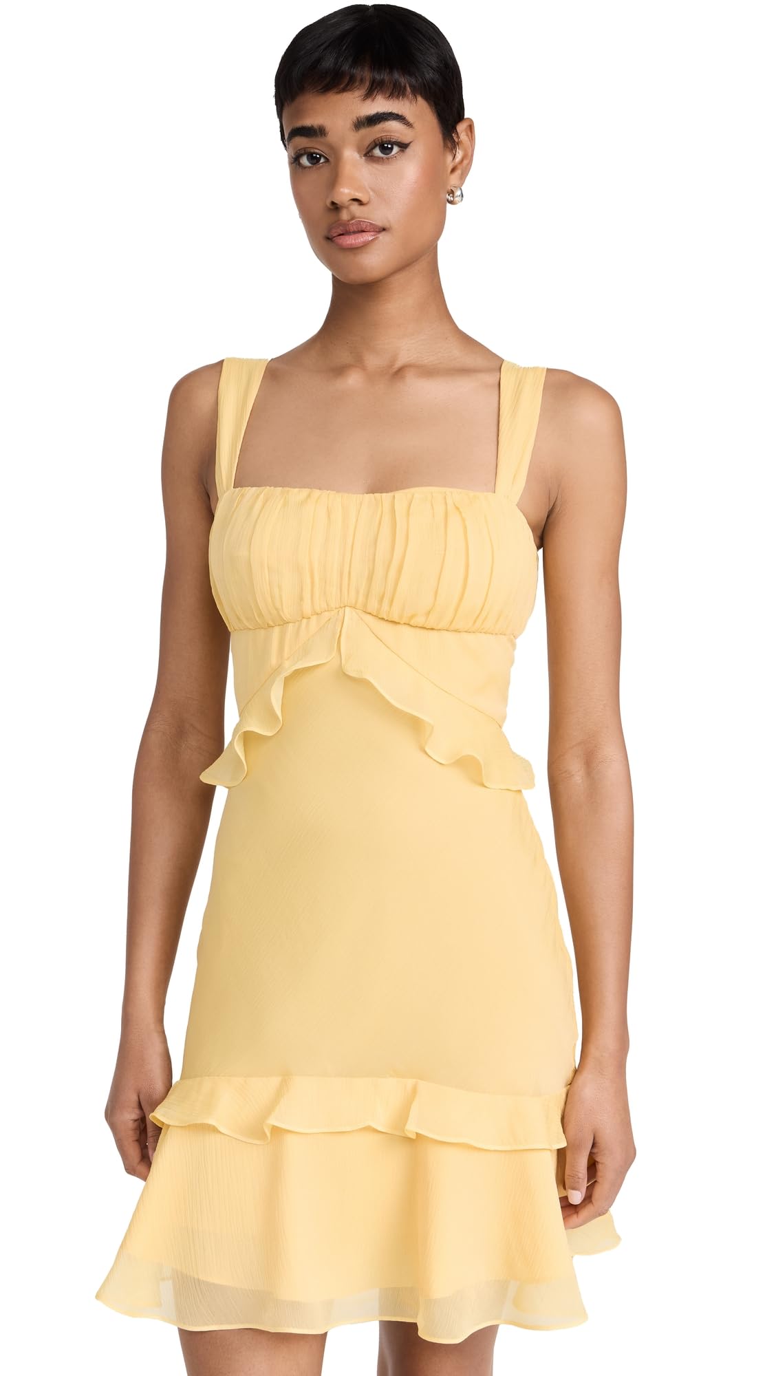 Chandra Women's Short Sleeve Casual Dress - Flowy Summer Dress for Beach, Brunch & Date Night