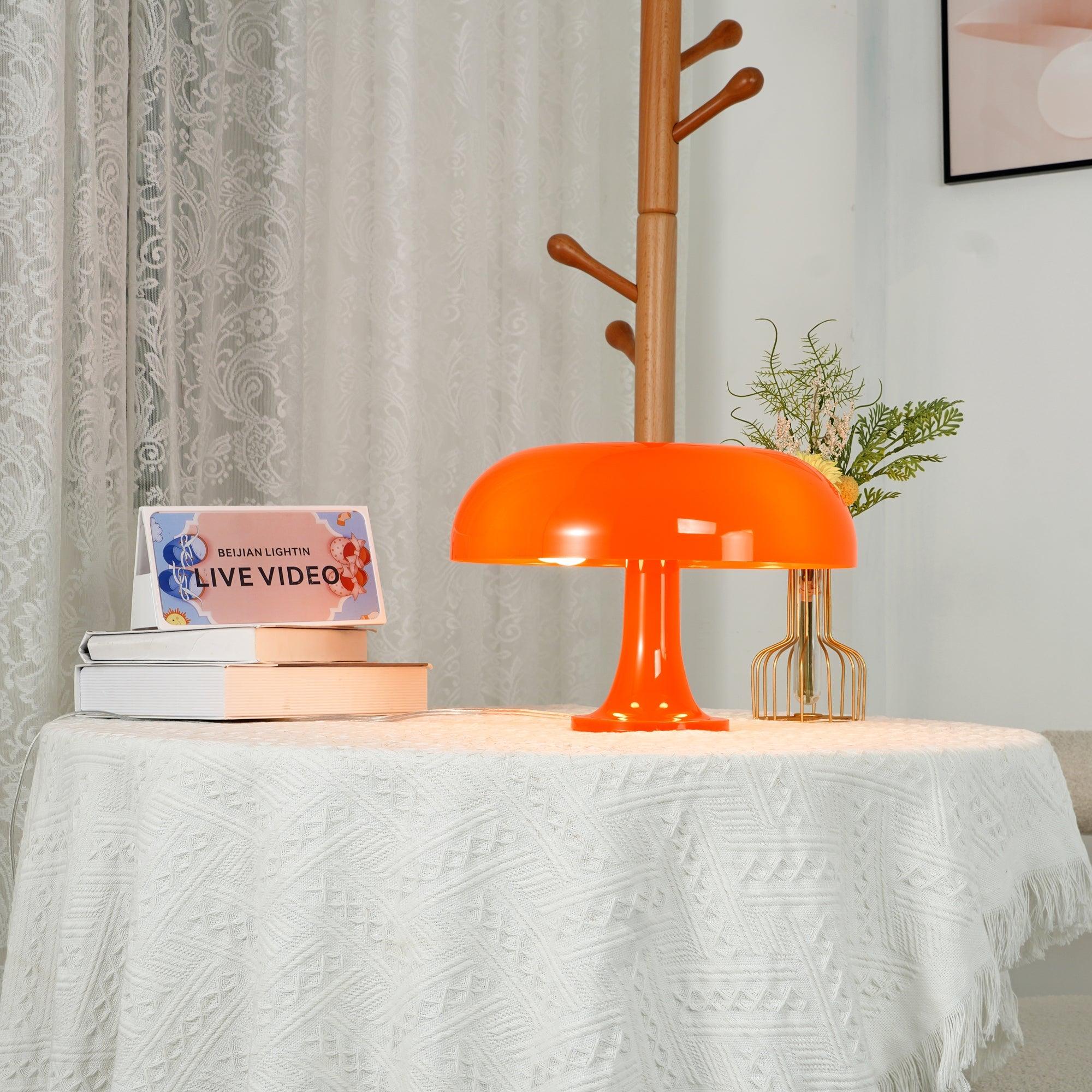 Whimsical Mushroom Table Lamp - Cute Nightstand Light for Kids Room, Nursery, or Cozy Reading Nook - Perfect Bedside Decor & Soft Ambient Lighting