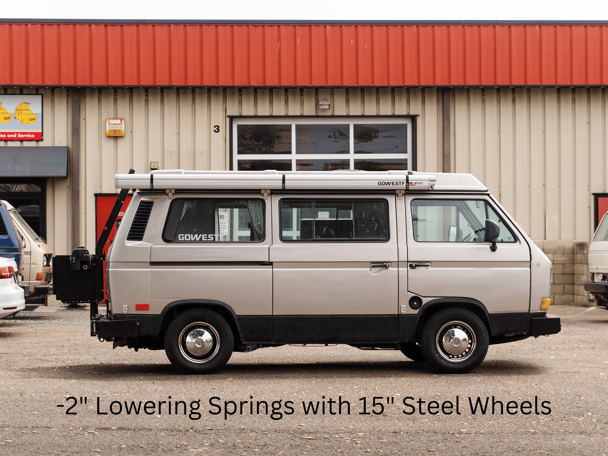 GoWesty Coil Spring Bundle for 2WD VW Vanagon - Heavy Duty Suspension Upgrade for Off-Road & Camping Adventures