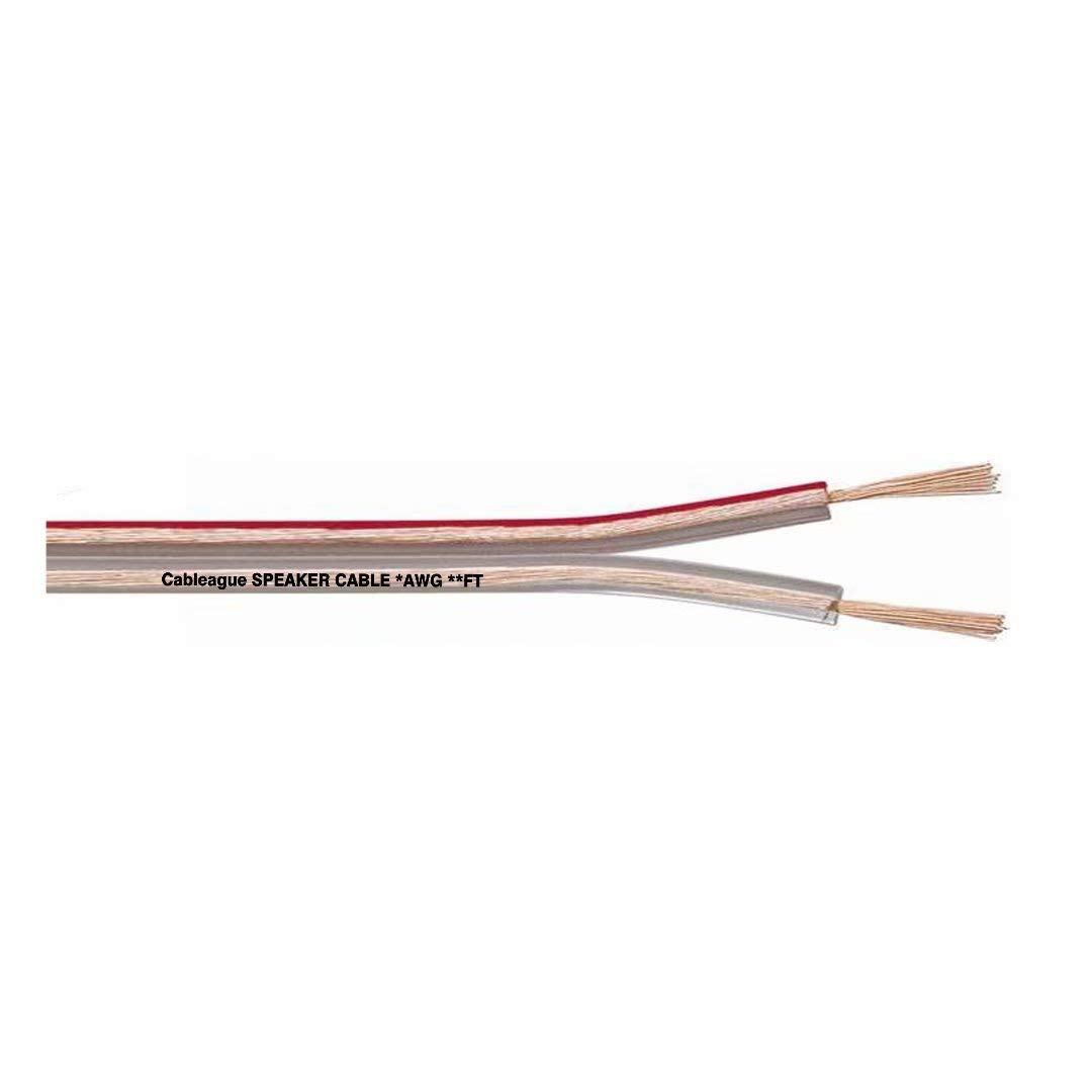 16 AWG Speaker Wire 100 Feet - High Performance 16 Gauge Speaker Cable for Home Theater, Car Audio, and Professional Sound Systems - Perfect for Clear Audio in Living Rooms, Vehicles, and Studio Setups