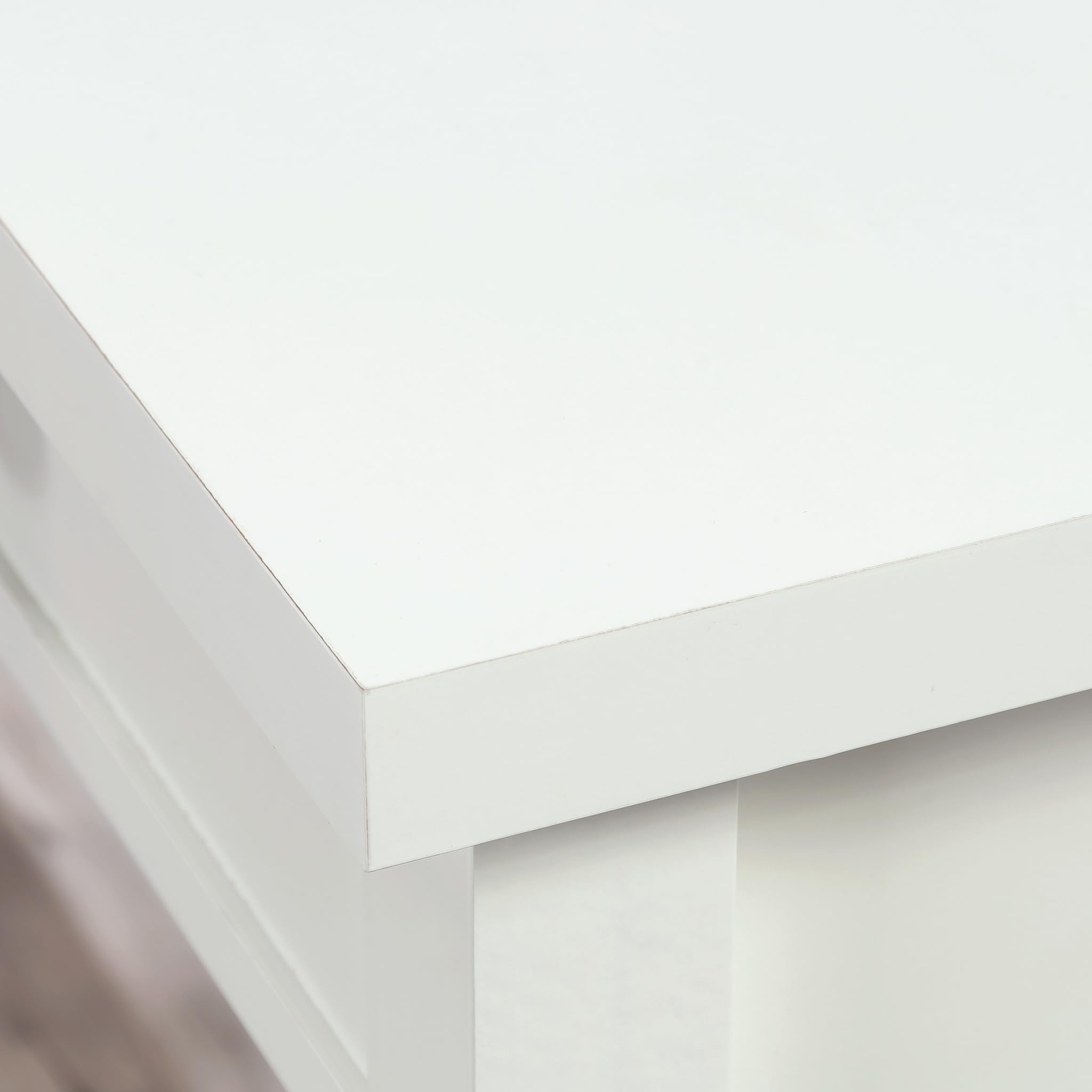 Sauder County Line Desk - Soft White Finish - Home Office & Study Desk for Work, Writing & Computer Use