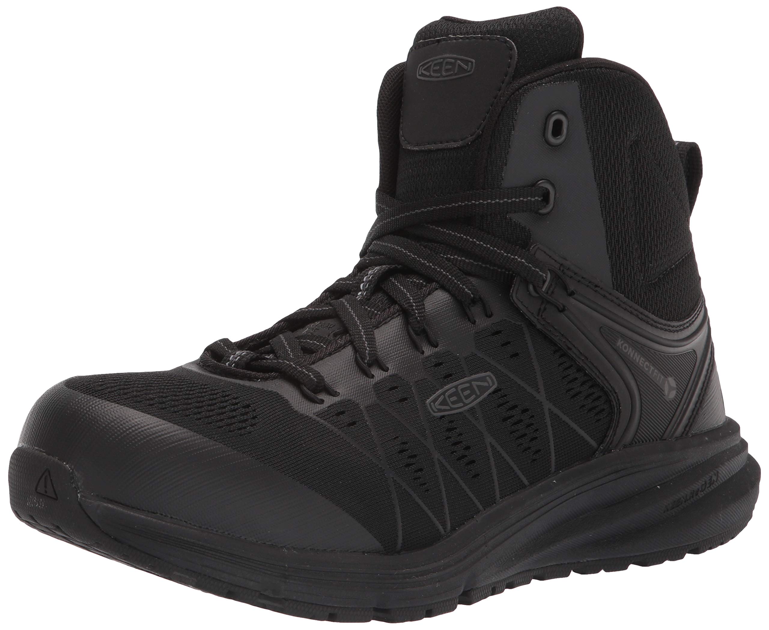 **KEEN Utility Men's Vista Energy Mid Height Composite Toe Work Boot - Durable & Comfortable Safety Shoes for Construction, Hiking & Outdoor Work**