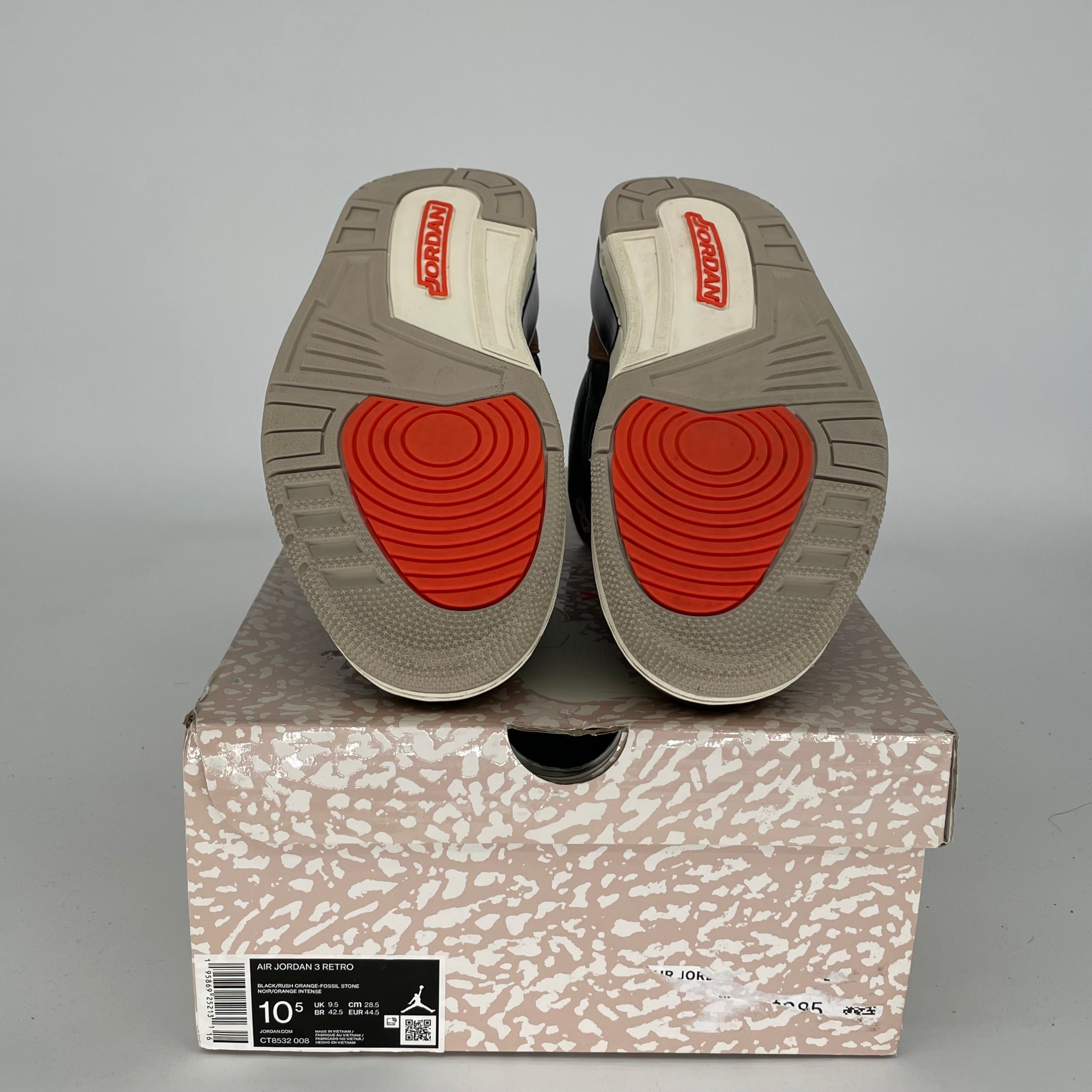 AIR JORDAN 3 Desert Elephant Men's Basketball Shoes Size 10.5 - Retro Sneakers for Men, Style CT8532-008 | Perfect for Streetwear, Gym & Casual Outfits