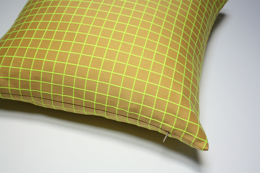 Maharam Bright Grid Hi Lite Pillow - Modern Geometric Throw Pillow for Sofa, Bed & Home Decor - Perfect for Living Room, Bedroom & Office Accent
