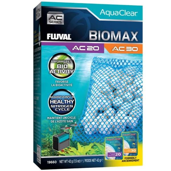 Fluval AC Series BioMax Power Filter Insert - High Performance Aquarium Filter Media for Clean & Healthy Fish Tank Water | Ideal for Freshwater & Saltwater Tanks