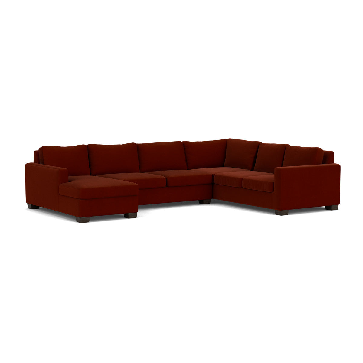 Track 141 Corner Sectional Sofa with Left Chaise - Modern L-Shaped Couch for Living Room, Family Room & Home Theater