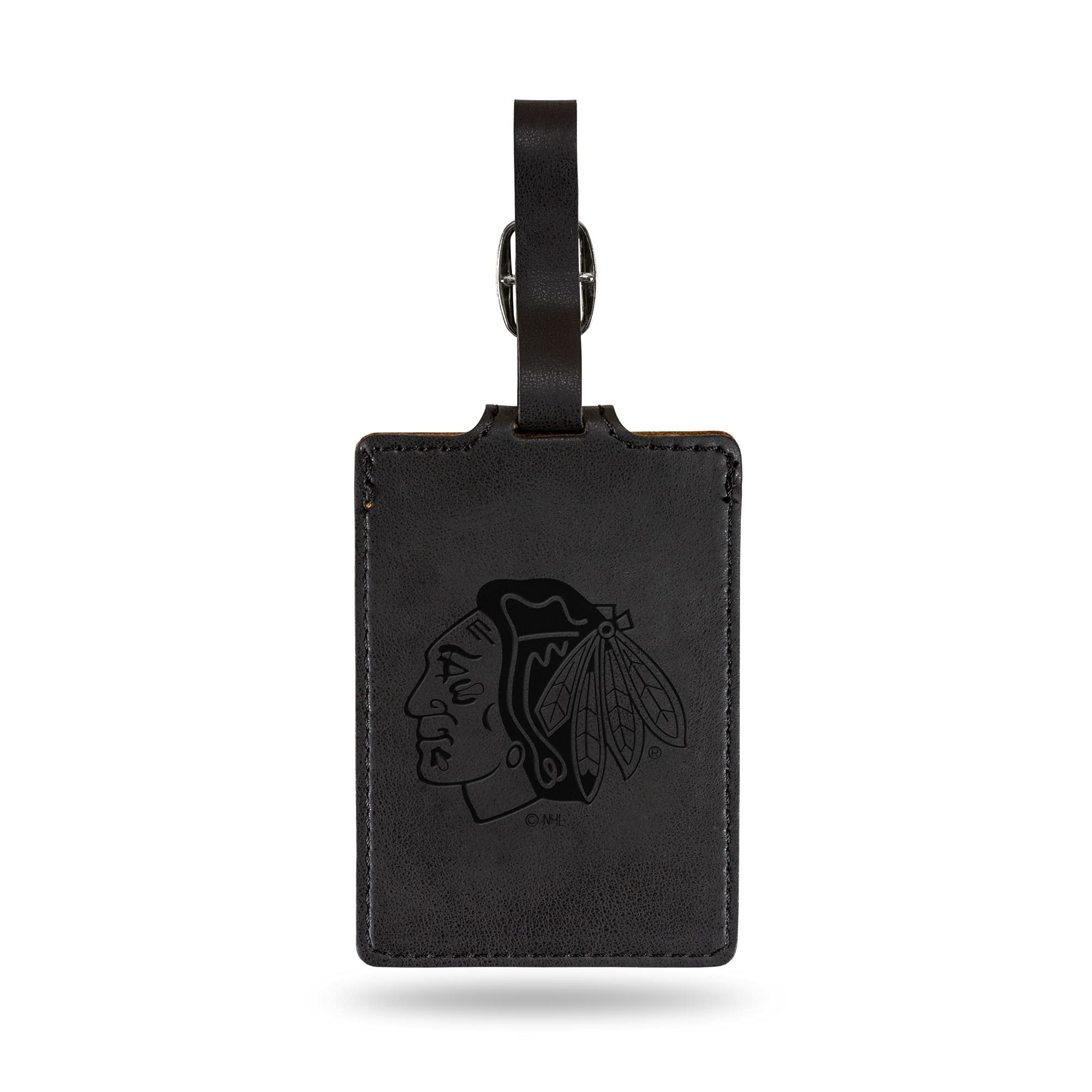 NHL Colorado Avalanche Maroon Laser Engraved Ultra Suede Luggage Tag with ID Card - Officially Licensed Hockey Team Travel Accessory for Fans, Sports Enthusiasts & Frequent Flyers - Perfect for Airports, Cruises, and Business Trips