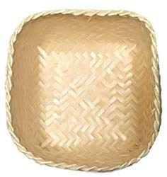 Natural Bamboo Basket Sticky Rice Steamer - Handmade in Thailand for Cooking, Food Decoration & Storage | Perfect for Asian Cuisine, Kitchenware & Home Decor