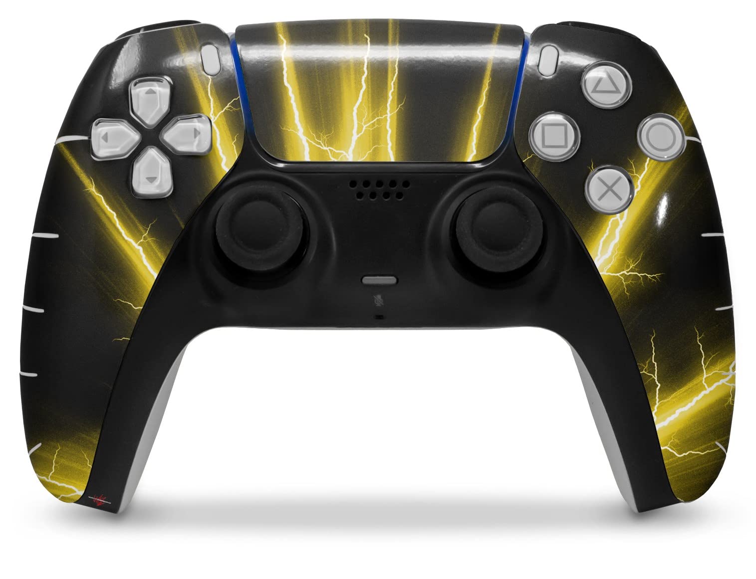 Sony PS5 DualSense Skin Wrap - Lightning Yellow for Gaming Protection