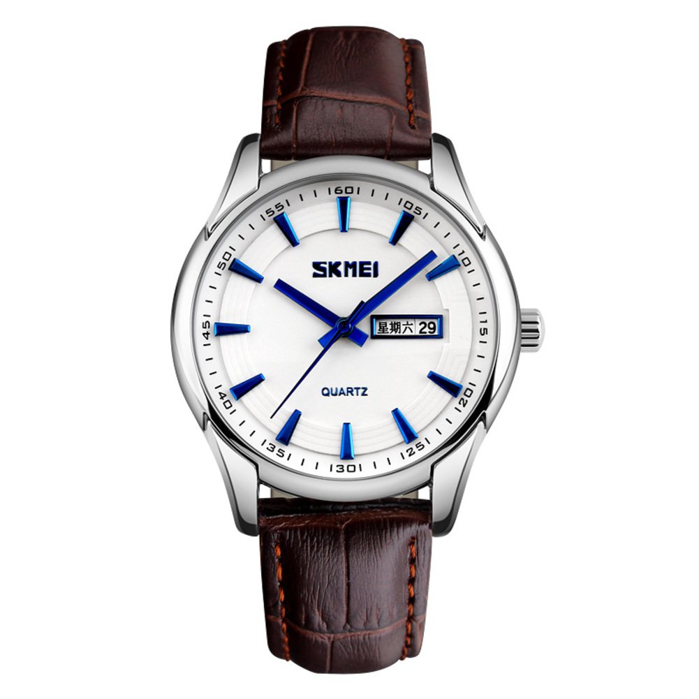Waterproof Men's Watch - Classic Retro Day-Date Display for Business & Casual Wear - Durable Stainless Steel Analog Watch for Swimming, Outdoor & Office Use