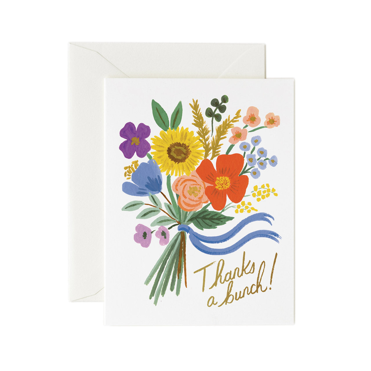 Thanks a Bunch Greeting Card - Thoughtful Thank You Card for Friends, Family & Coworkers - Perfect for Birthdays, Appreciation & Special Occasions