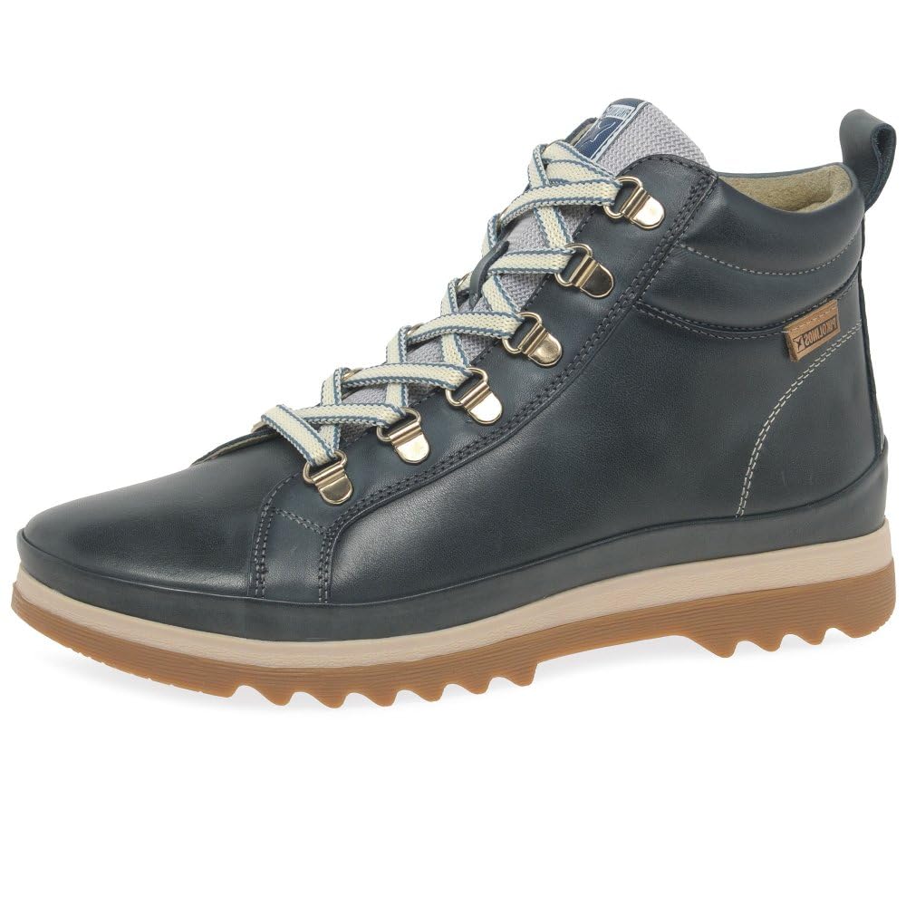 PIKOLINOS Women's Leather Sneakers - Vigo Style Comfortable Walking Shoes for Casual Outings & Everyday Wear