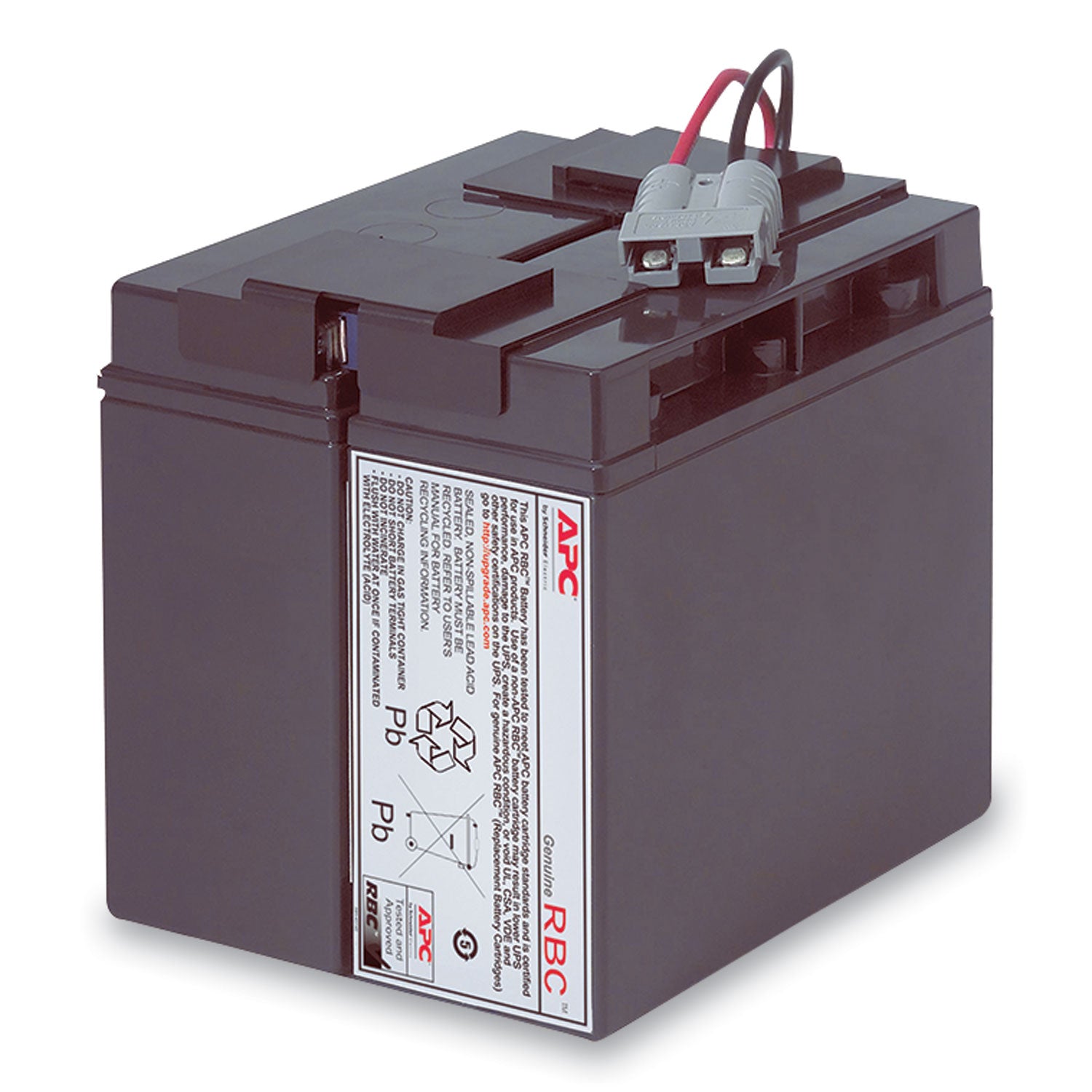 APC® UPS Replacement Battery Cartridge #7 (RBC7) - Compatible with APC Back-UPS, Smart-UPS - Reliable Power Backup for Home & Office Electronics