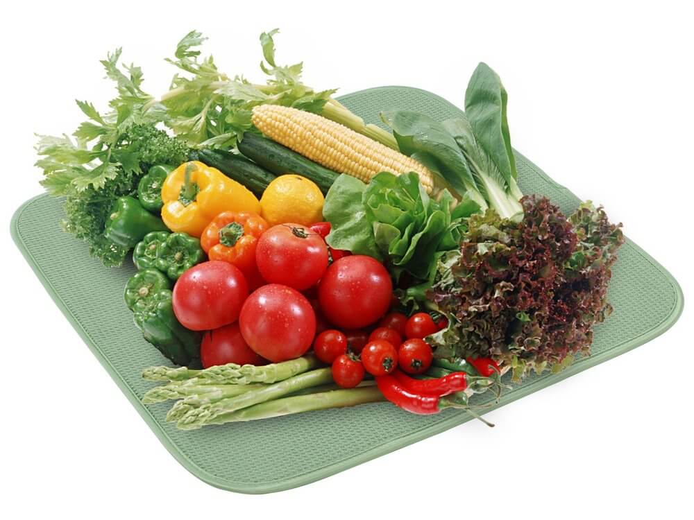 Premium White Magic Microfiber Dish Drying Mat - Olive Green | Super Absorbent & Quick-Dry Kitchen Towel | Perfect for Countertops, Sink Areas & Dish Racks