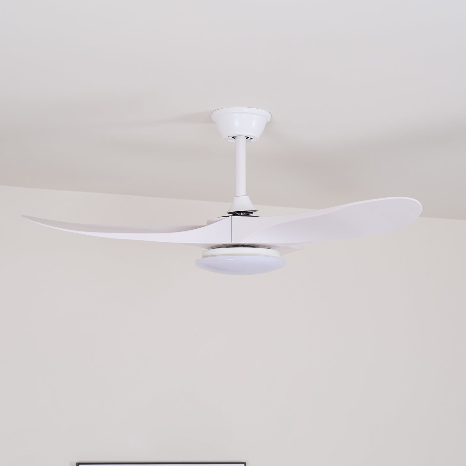 Maverick 42/52 Inch Ceiling Fan with Light Kit - Energy Efficient Indoor/Outdoor Fan for Bedroom, Living Room, Patio - Remote Control, Reversible Motor, 3 Speeds