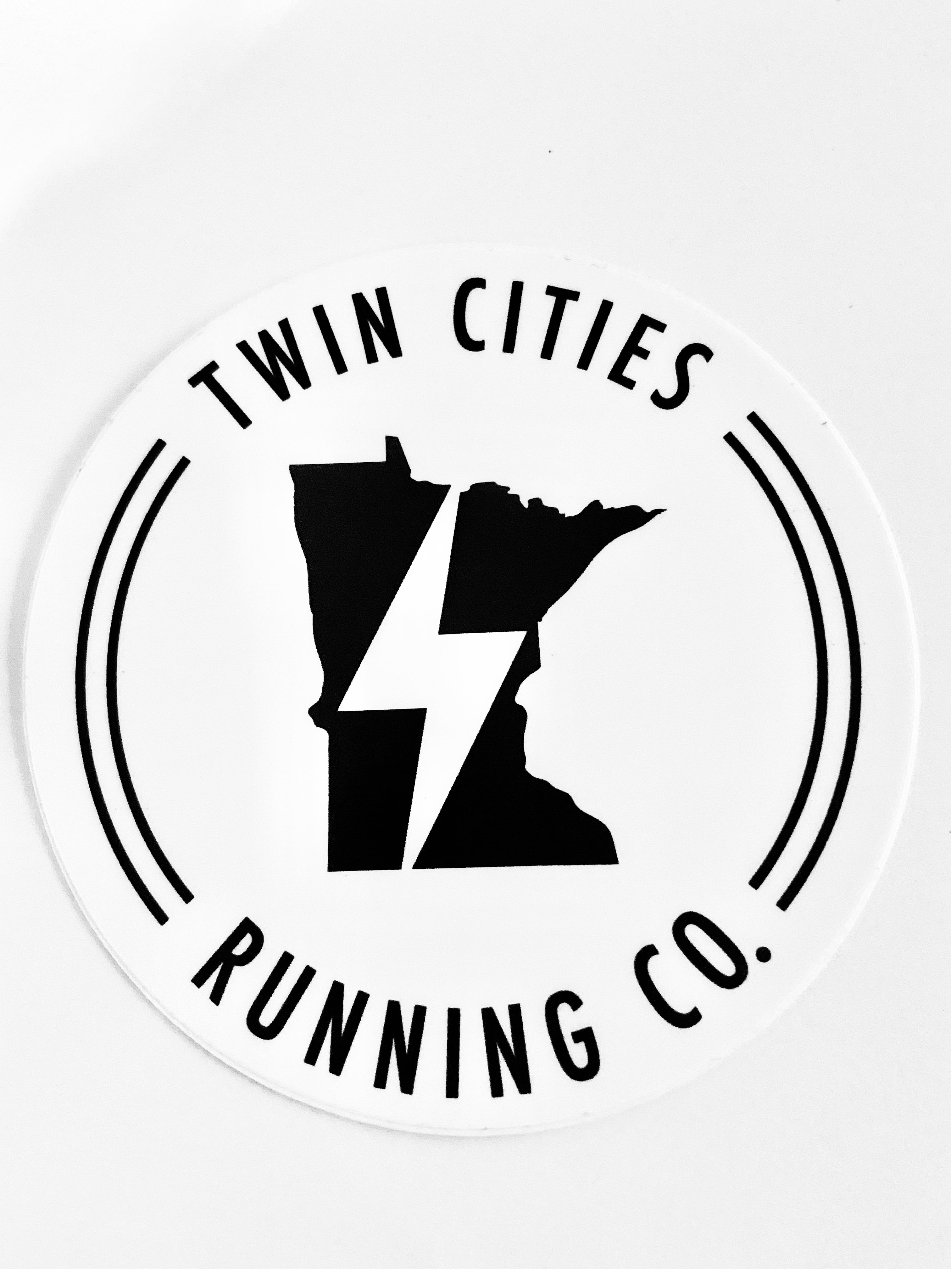 Minnesota Lightning Bolt Sticker - Round Vinyl Decal for Cars, Laptops, Water Bottles | Weatherproof & Durable for Outdoor & Indoor Use