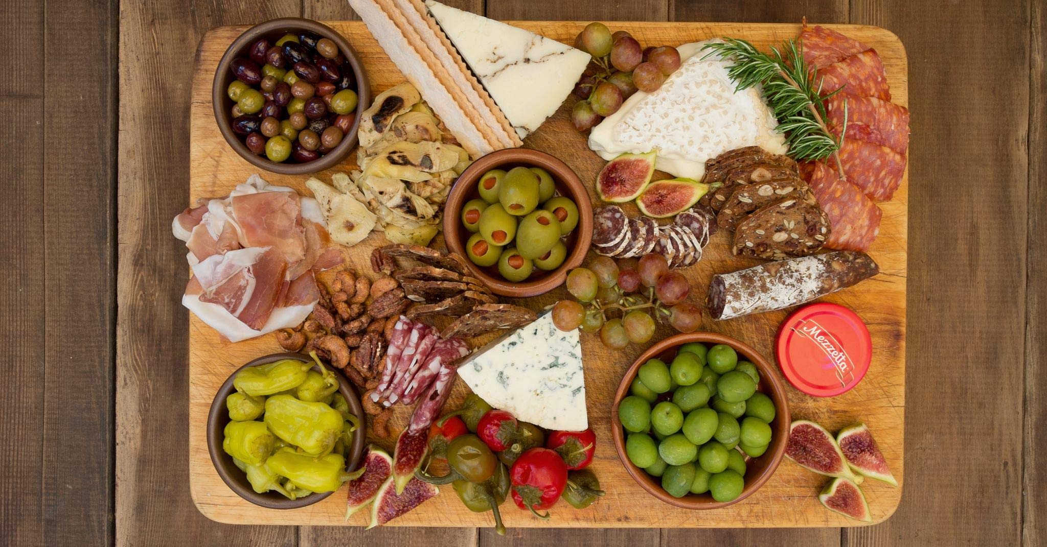 Mezzetta Stuffed Olives with Bleu Cheese Filling - 9.5oz Jar | Gourmet Appetizer for Charcuterie Boards & Cocktail Parties