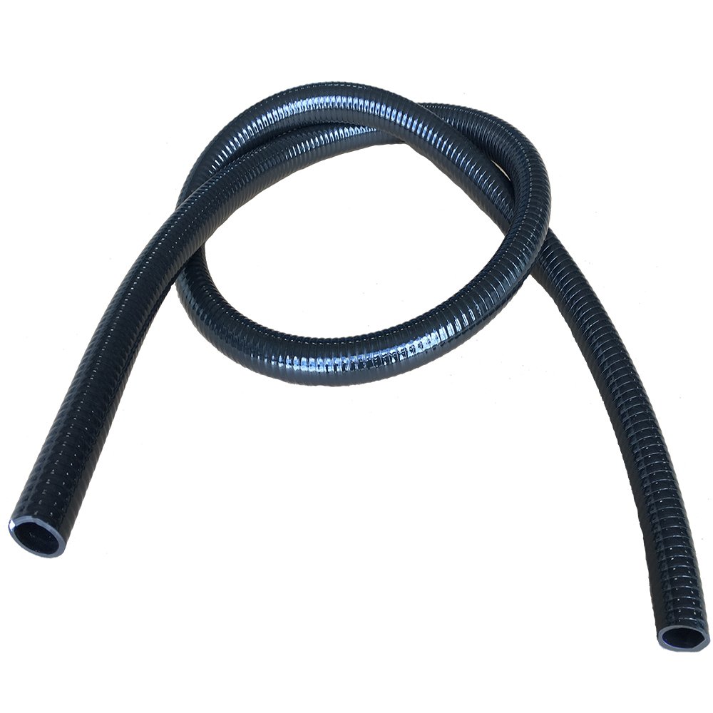 TEKTUBE 1 Inch Diameter X 50 Feet Black Schedule 40 Ultra Flexible PVC Pipe - Heavy Duty Plumbing, Irrigation & DIY Projects - Made in USA