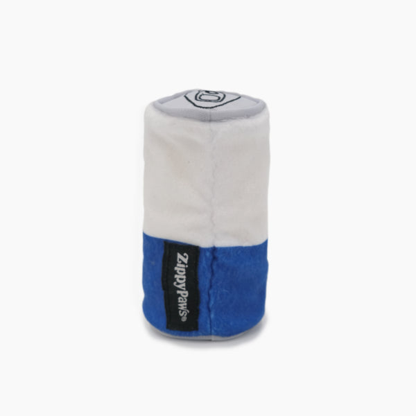 ZippyPaws Squeakie Beer Can Dog Toy - Plush Chew Toy for Small & Medium Dogs - Fun Interactive Playtime for Pets at Home or Outdoors