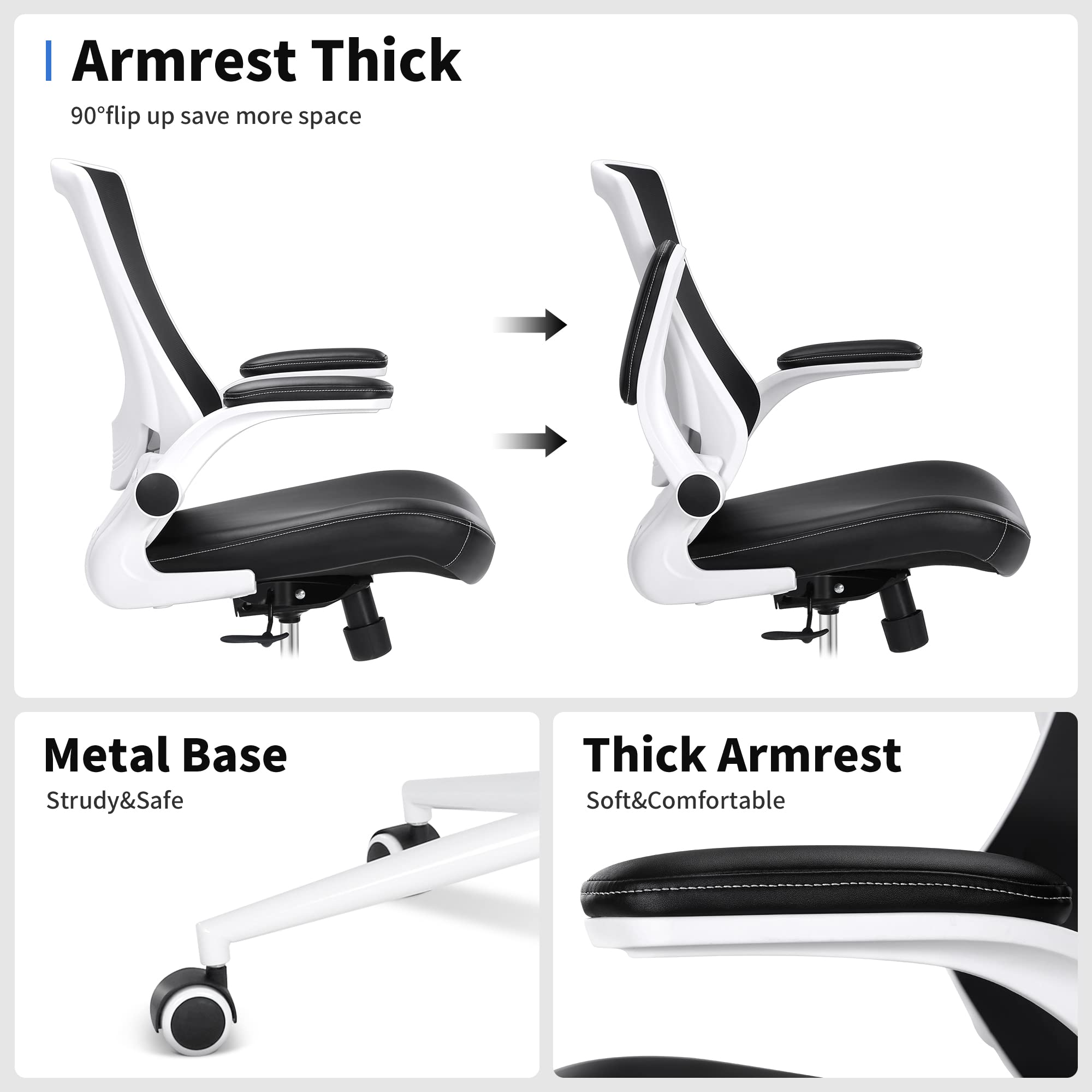 **Misolant Adjustable Drafting Chair - Ergonomic High Office Chair with Lumbar Support & Footrest for Standing Desks - Perfect for Artists, Architects & Home Office Workspaces**