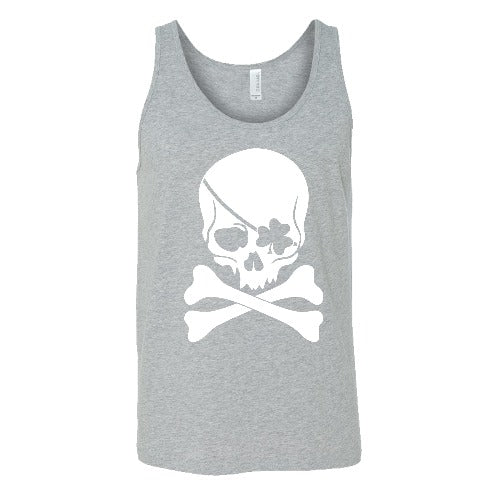 Shamrock Skull Graphic T-Shirt - Unisex Cotton Tee for St. Patrick's Day & Casual Wear | Irish Pride & Skull Lover Apparel