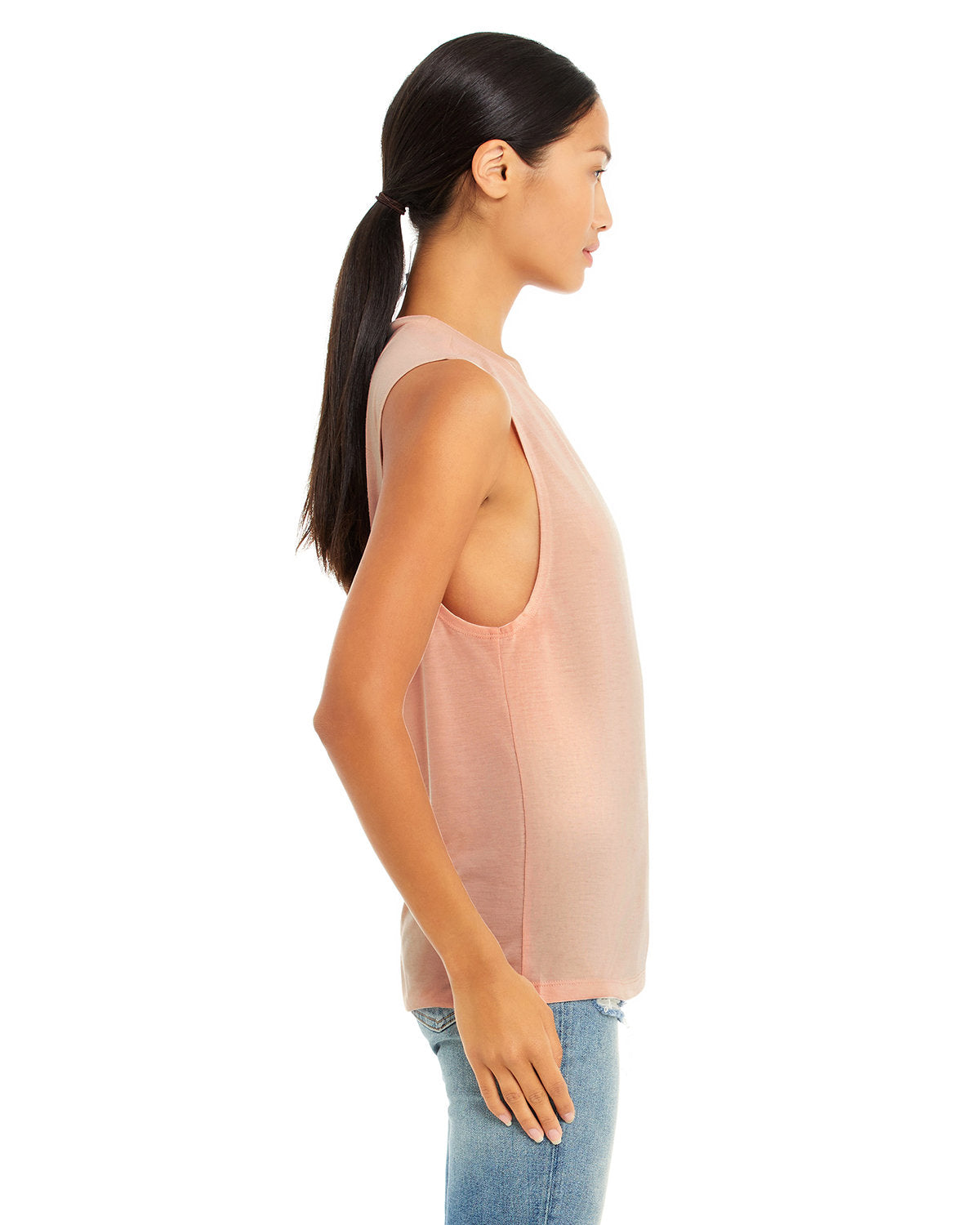Bella + Canvas B8803 Women's Flowy Scoop Neck Muscle Tank Top - Soft & Breathable for Yoga, Gym & Summer Outfits