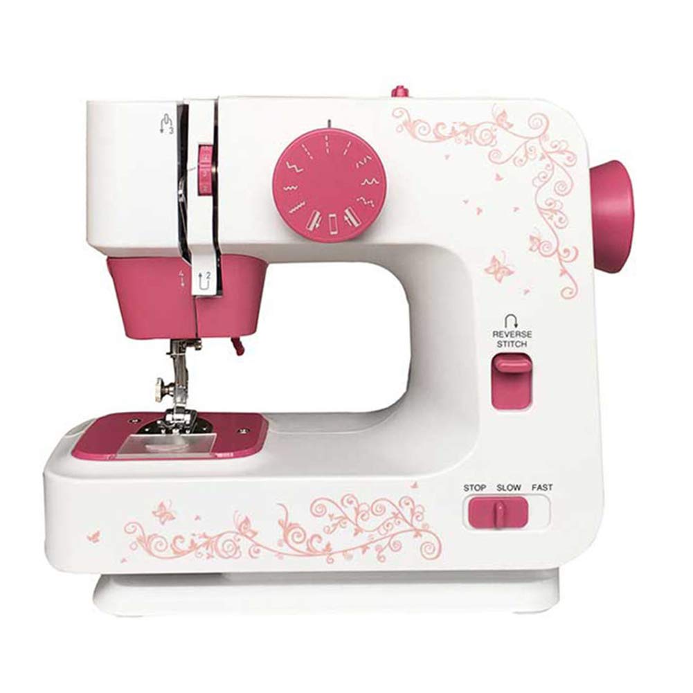Multifunctional Electric Sewing Machine with 12 Built-in Stitches, LED Lighting & Hidden Storage Box - Perfect for Home DIY, Quilting, Dressmaking & Portable Sewing Projects