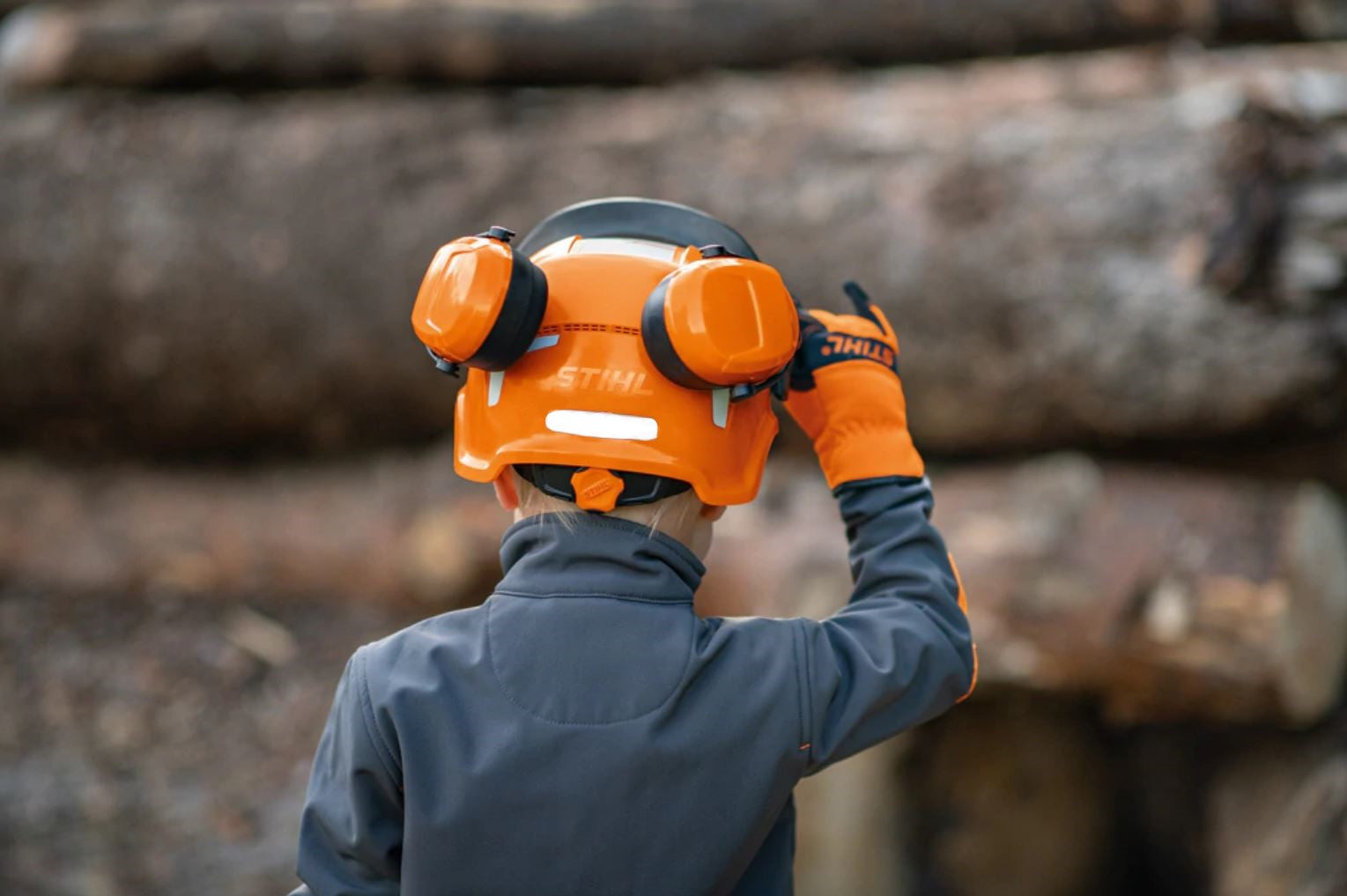 STIHL Kids Toy Helmet - Durable & Safe Play Construction Hat for Boys & Girls - Perfect for Pretend Play, Halloween Costumes & Outdoor Adventures