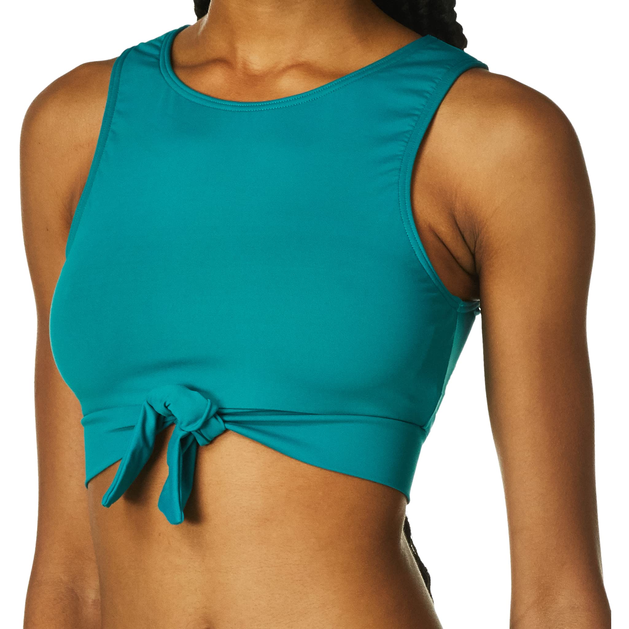 Vince Camuto Women's Cropped Bikini Top with Tie Detail - Sexy Swimwear for Beach, Pool & Summer Vacations