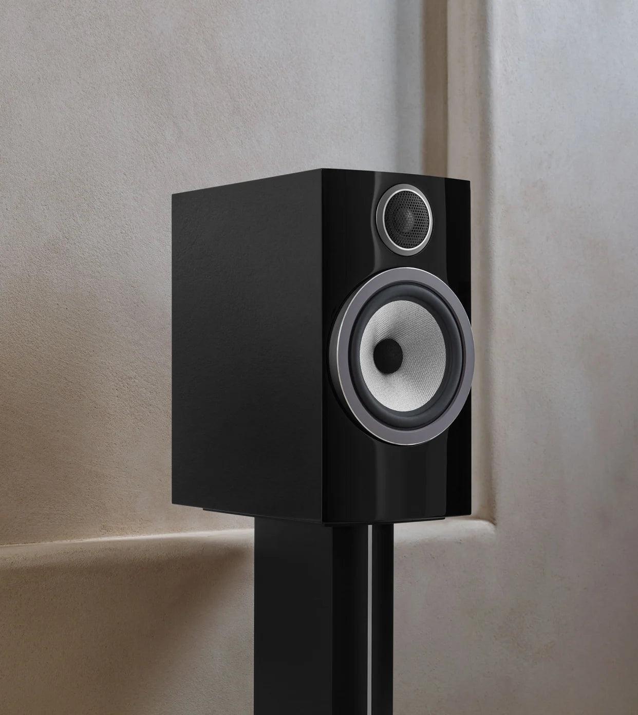 Bowers & Wilkins 706 S3 Bookshelf Speakers (Pair) - Premium Hi-Fi Audio for Home Theater & Music Listening