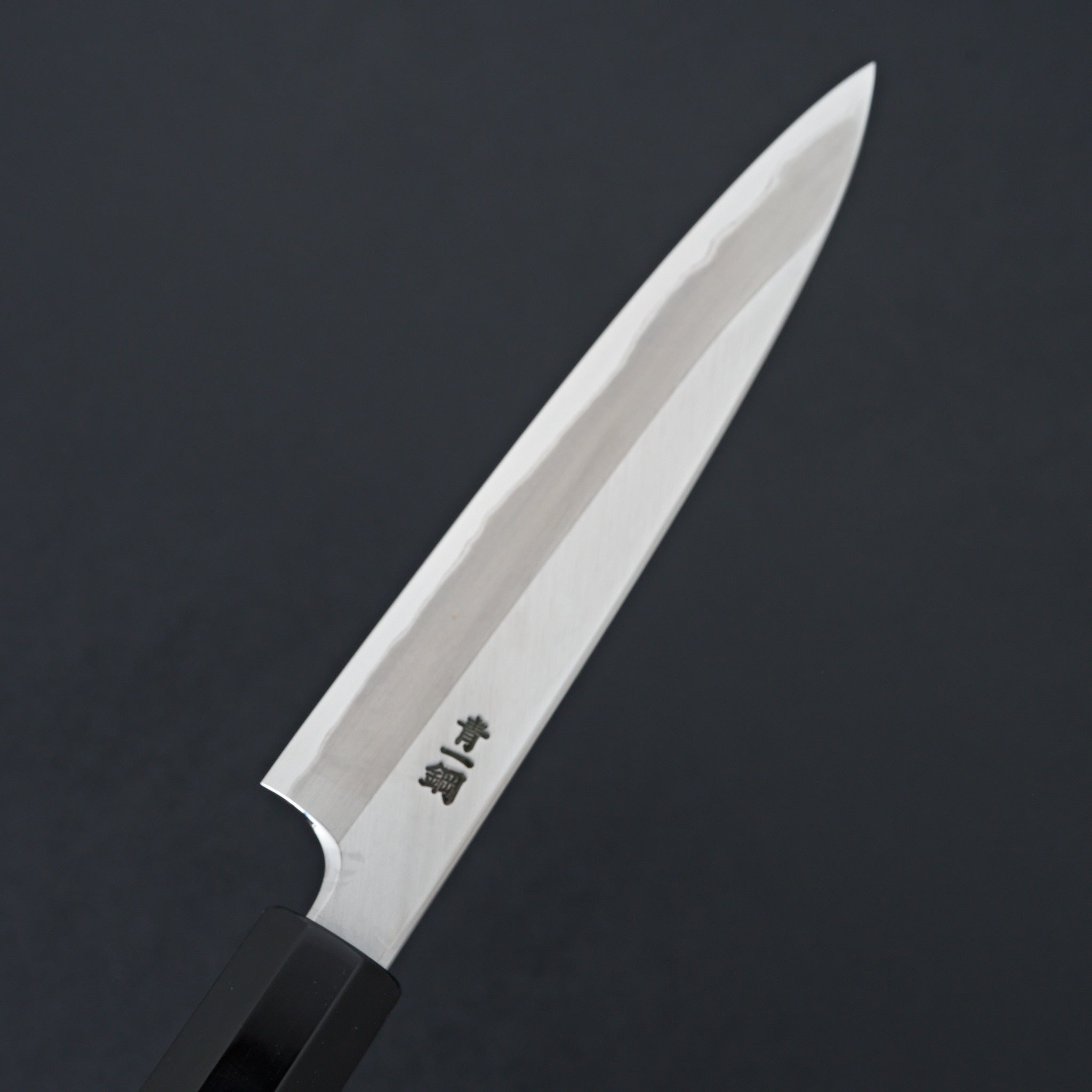Hitohira Togashi Blue #1 Stainless Clad Migaki Petty Knife 165mm with Ziricote Handle - Japanese Chef Knife for Precision Slicing, Chopping & Garnishing - Perfect for Home Cooks & Professional Chefs