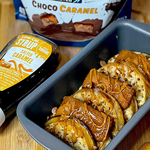 Applied Nutrition Fit Cuisine Low Calorie Syrup - Salted Caramel Flavor 14.4oz (425ml) | Sugar-Free Pancake & Coffee Topping for Keto Diet & Weight Loss
