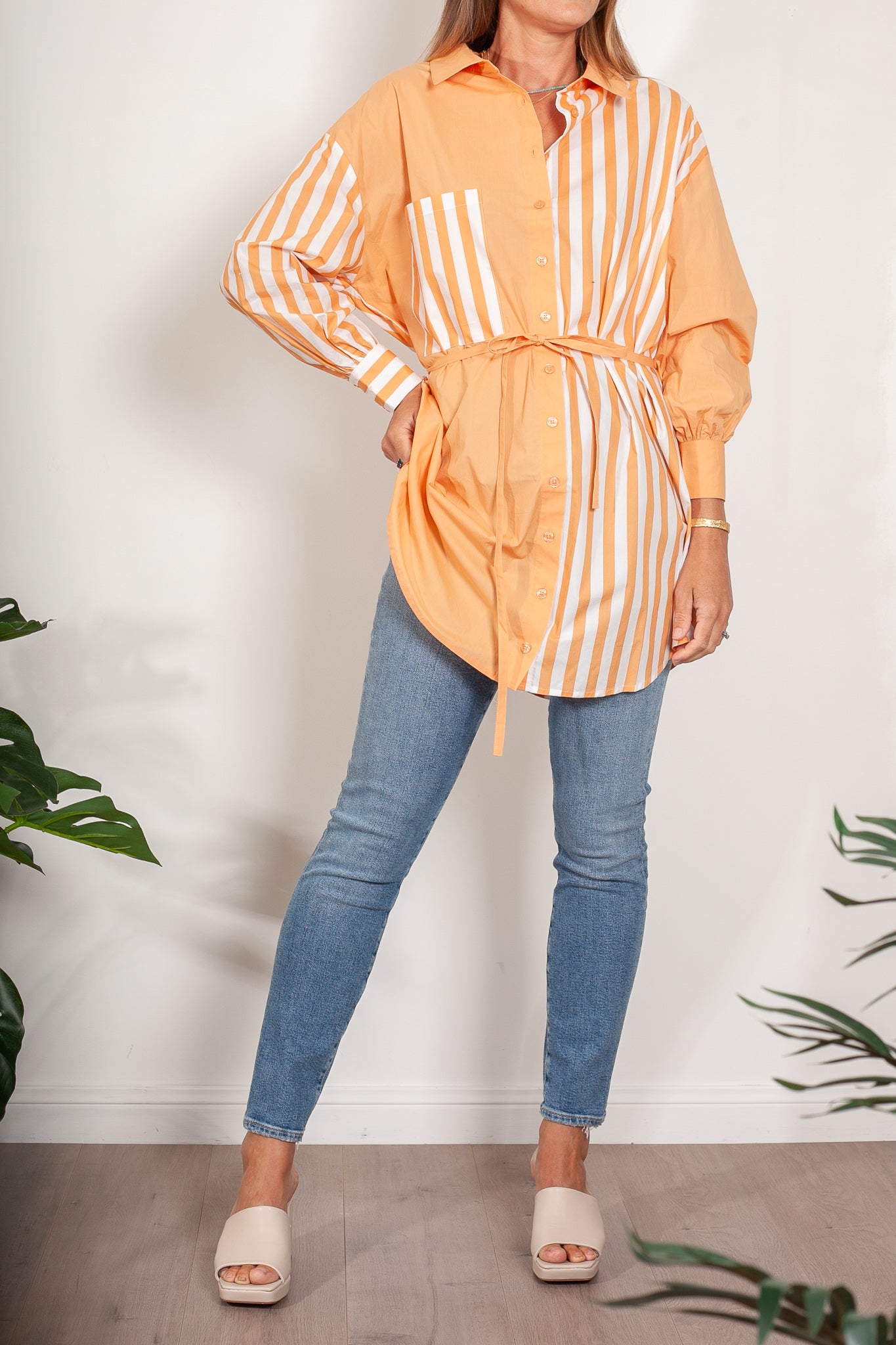 Ena Pelly Women's Bree Cotton Striped Dress - Casual Summer Dress for Beach, Vacation & Everyday Wear