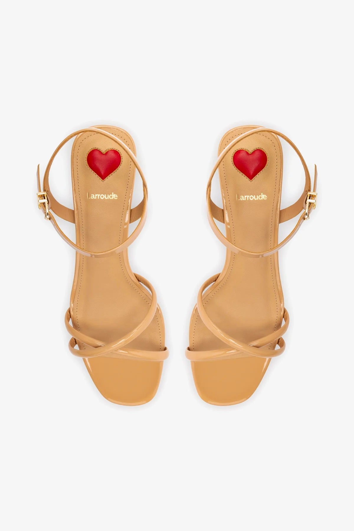 Charlotte Women's Tan Patent Leather Sandals - Comfortable & Stylish Casual Summer Shoes for Beach, Walking & Outdoor Activities