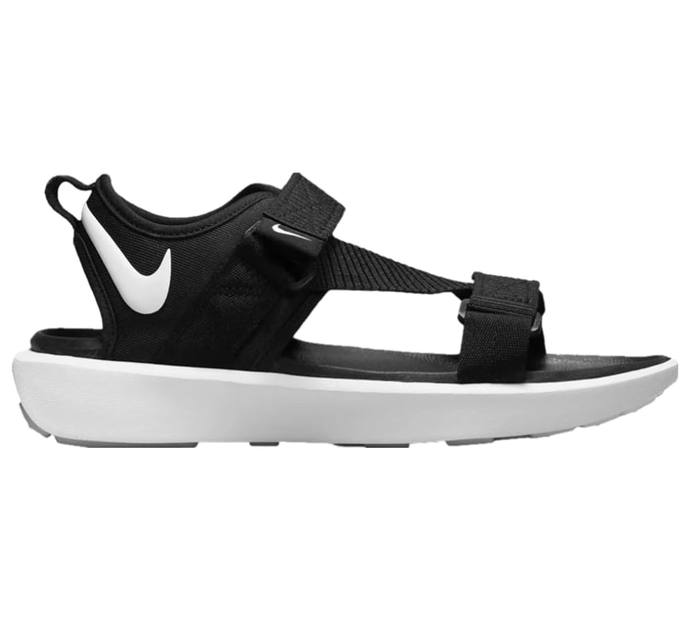 Nike Women's Vista Sandal - Black/White-Black | Size 10 | Comfortable Slide Sandals for Walking, Beach & Casual Outfits