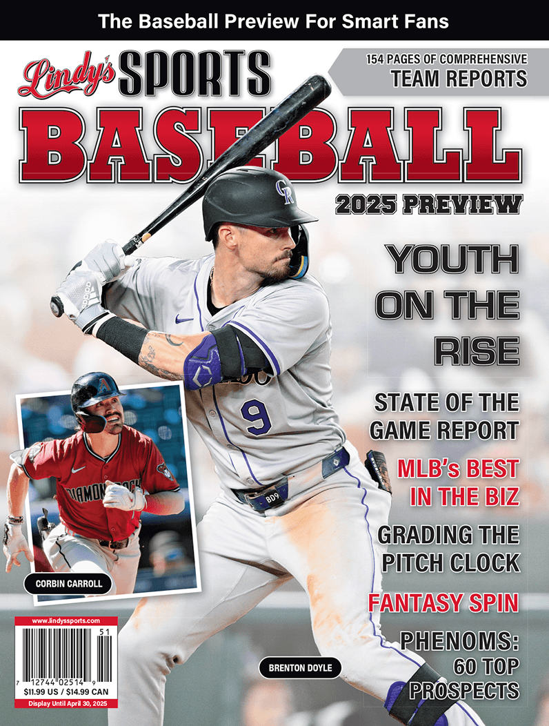2025 Lindy's Baseball Preview Magazine - Latest MLB Season Predictions & Player Stats | Perfect for Baseball Fans & Fantasy League Enthusiasts