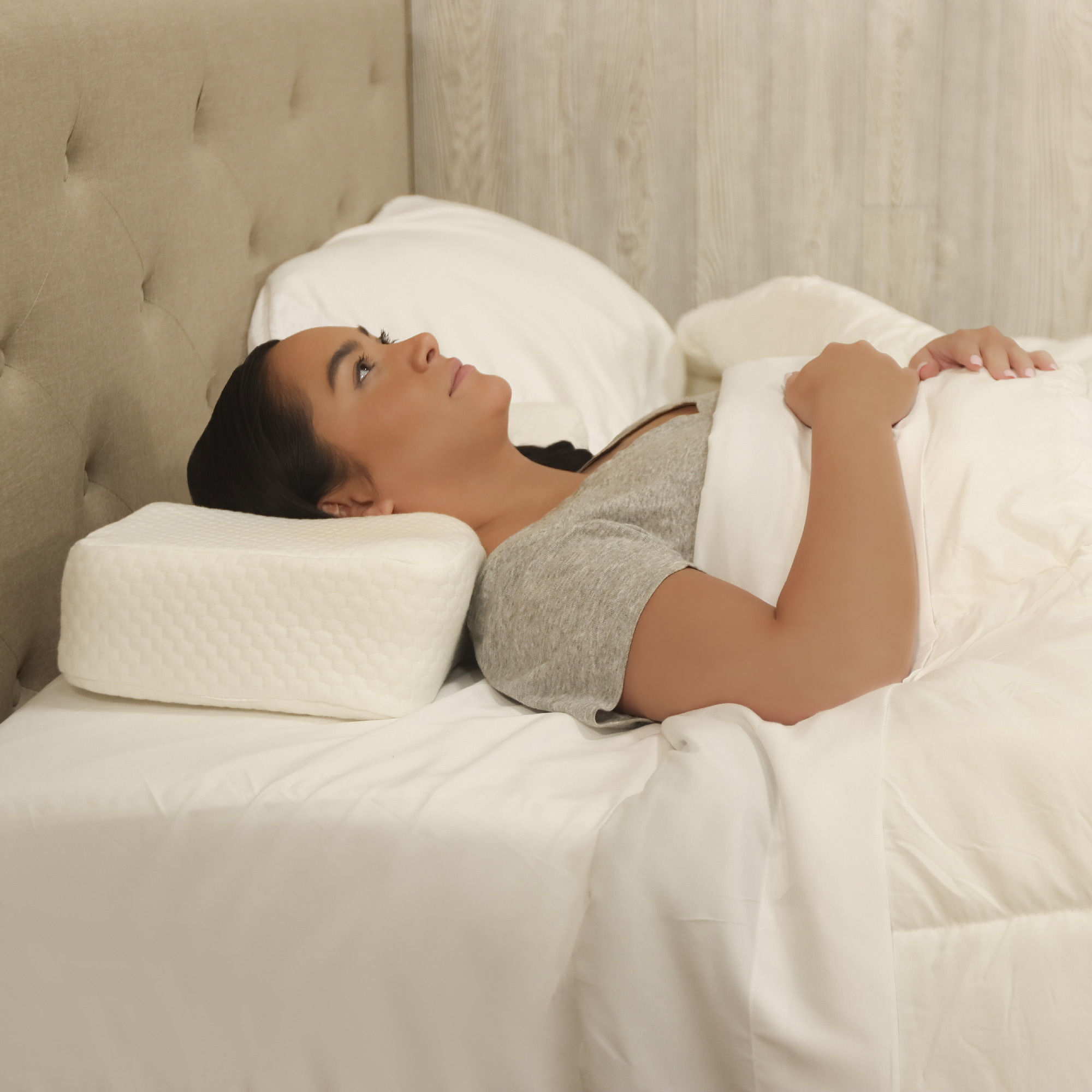 Therapeutica Orthopedic Sleeping Pillow for Neck Pain Relief - Memory Foam Support Pillow for Side, Back & Stomach Sleepers - Perfect for Home, Travel & Post-Surgery Recovery
