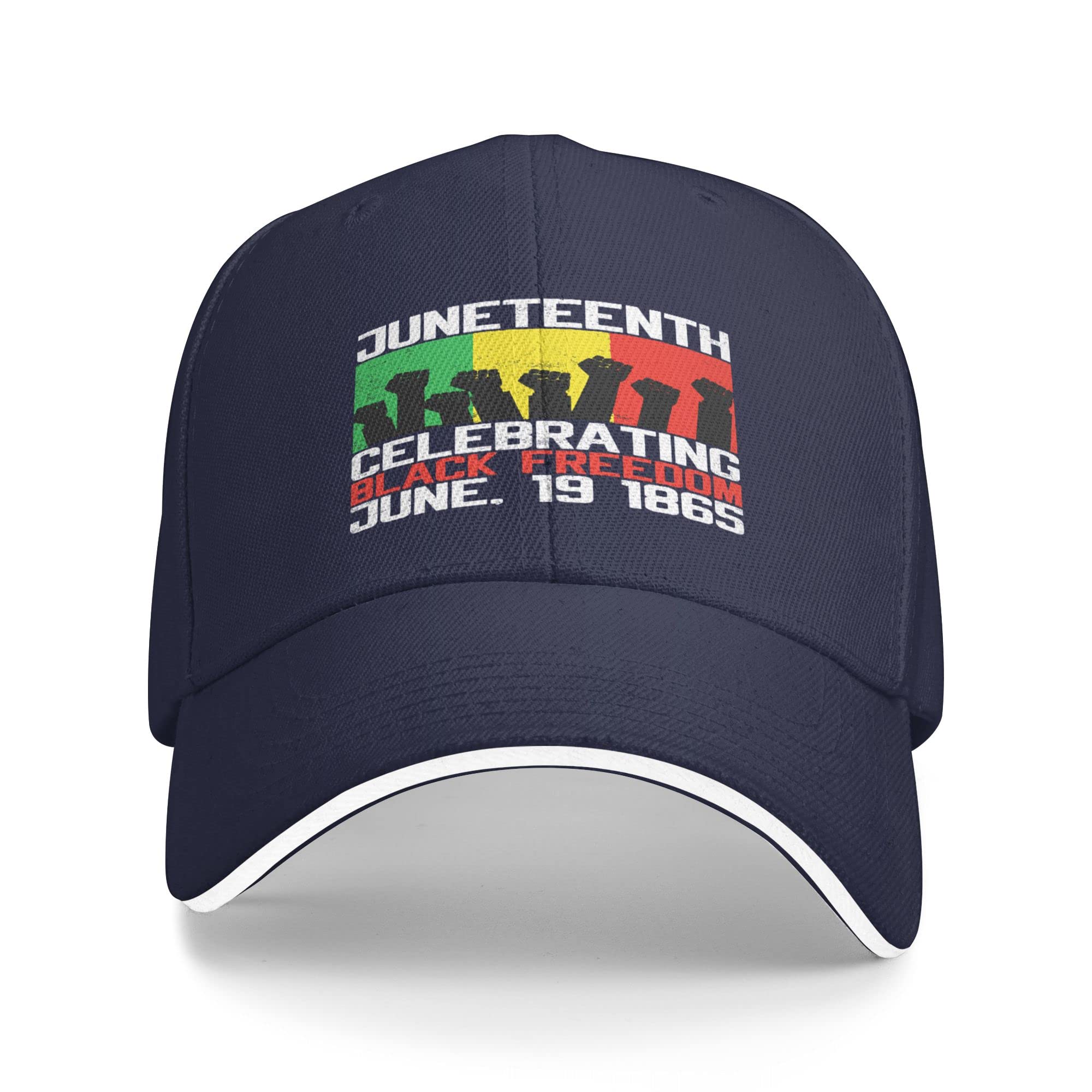 Juneteenth 1865 Black Freedom Celebration Unisex Adjustable Baseball Cap - Perfect for Festivals, Parades & Everyday Wear