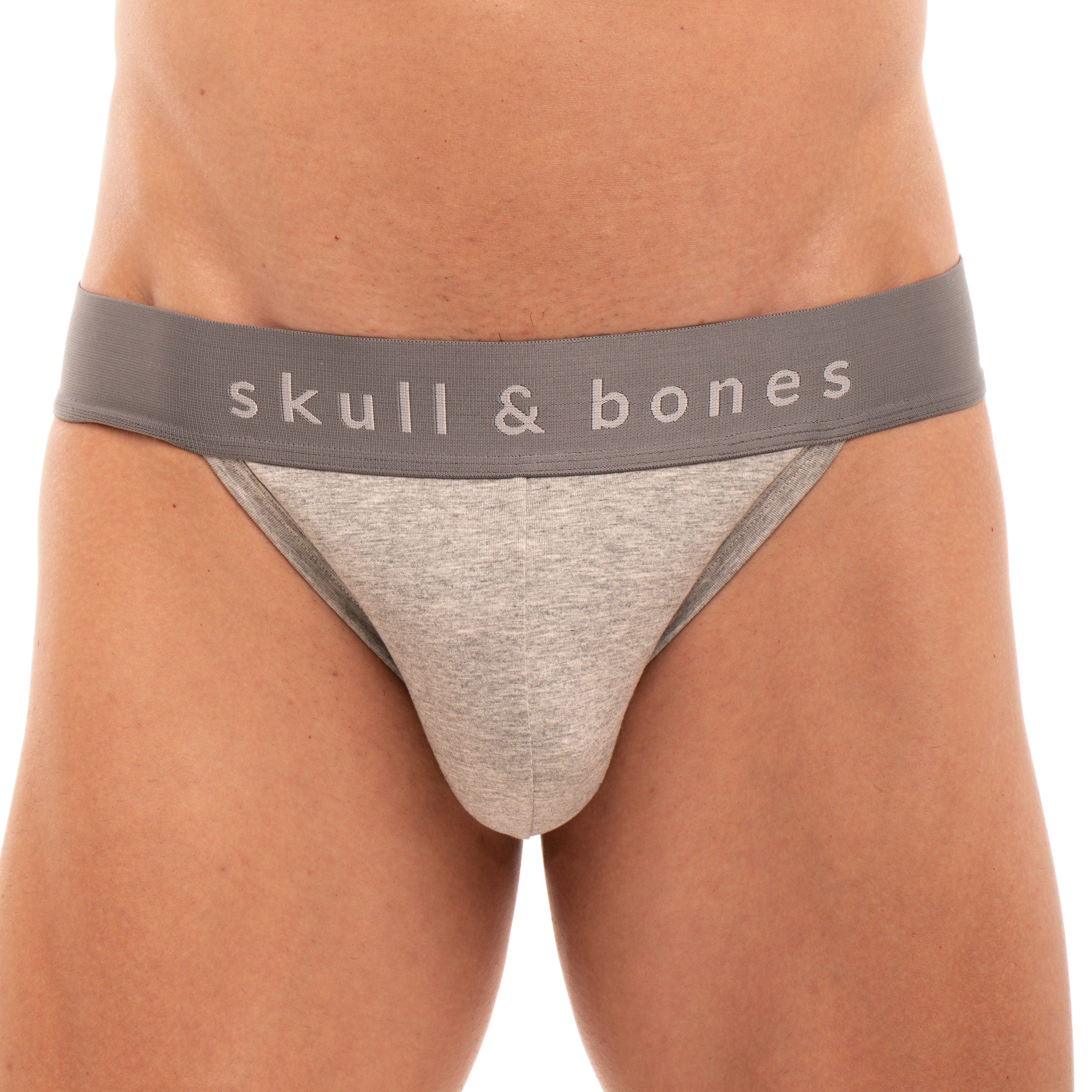 Just the Bones Sport Brief Grey - Comfortable Men's Underwear for Workout & Active Lifestyle