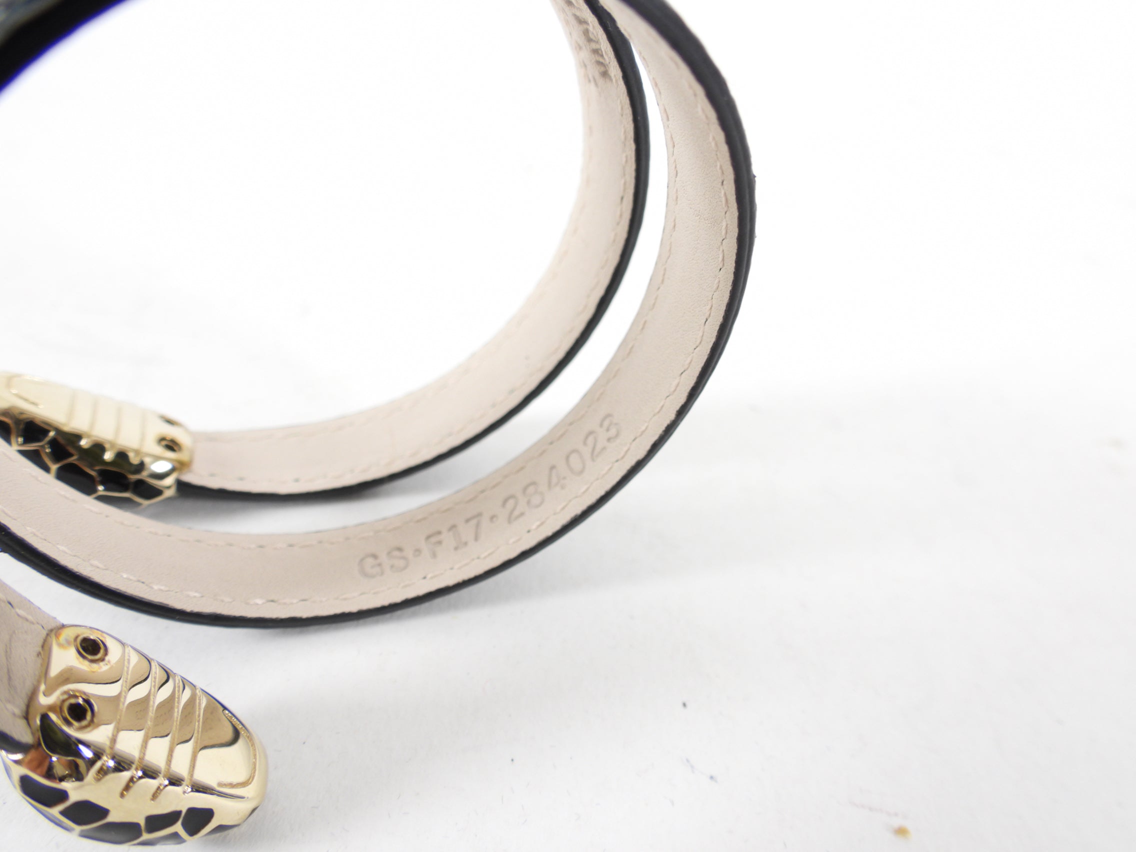 Bulgari Serpenti Forever Cleopatra Karung Lizard Double Wrap Bracelet - Luxury Italian Designer Jewelry for Women | Perfect for Evening Events, Weddings & Special Occasions