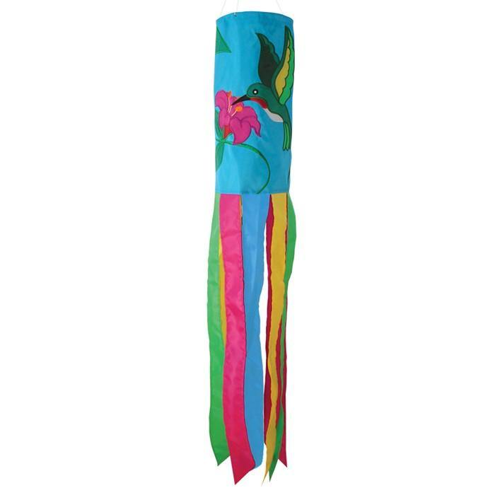 40 Inch Hummingbird Windsock - Colorful Garden Decoration for Outdoor Patio, Yard & Farmhouse Decor | Perfect for Parties, Events & Wind Direction Indicator