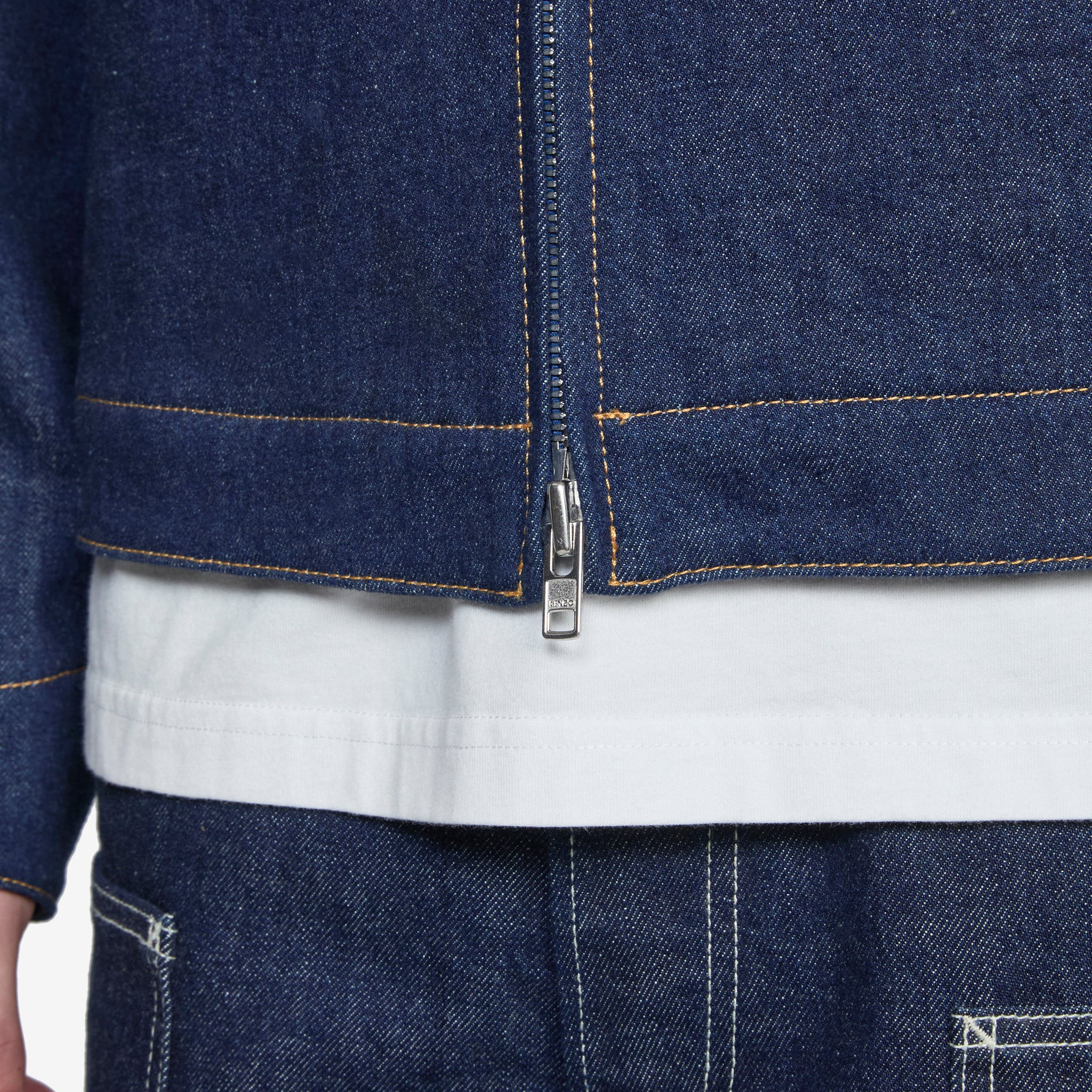 KENZO VERDY MARKET Padded Workwear Jacket - Rinse Blue Denim Jacket for Men | Streetwear Fashion, Casual Outfit & Urban Style