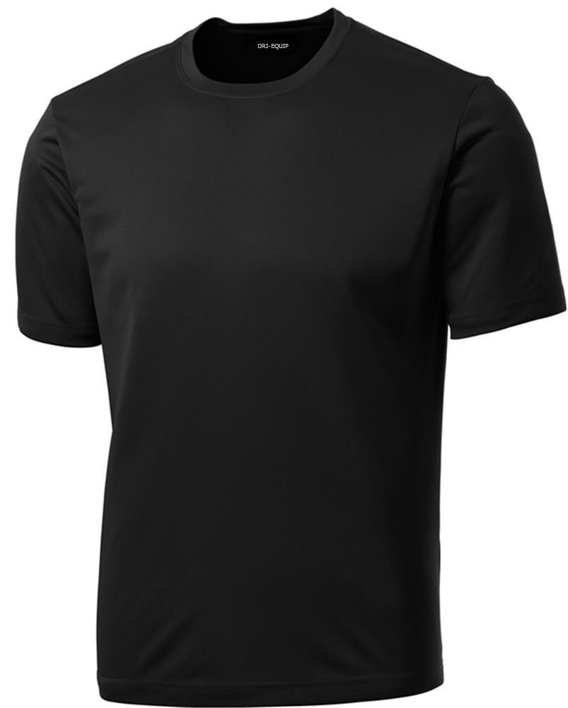 DRIEQUIP Men's Big & Tall Short Sleeve Moisture Wicking Athletic T-Shirts - Breathable Quick Dry Workout Shirts for Gym, Running & Outdoor Activities
