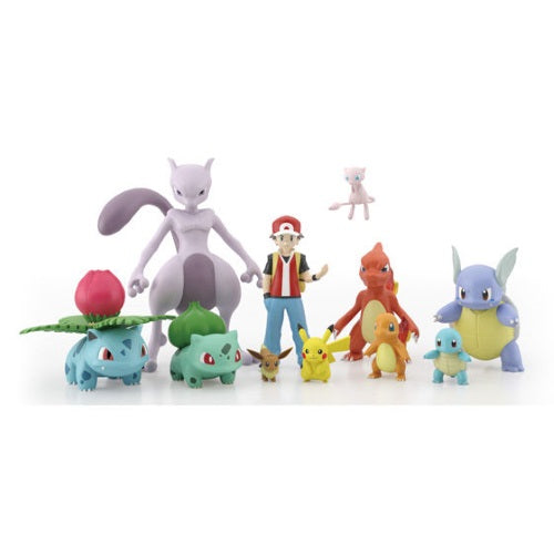 Pokemon Scale World Kanto Region 1/20 Scale Mini Figure Set - Collectible Pikachu, Charizard & More - Perfect for Display, Gifts & Pokemon Fans