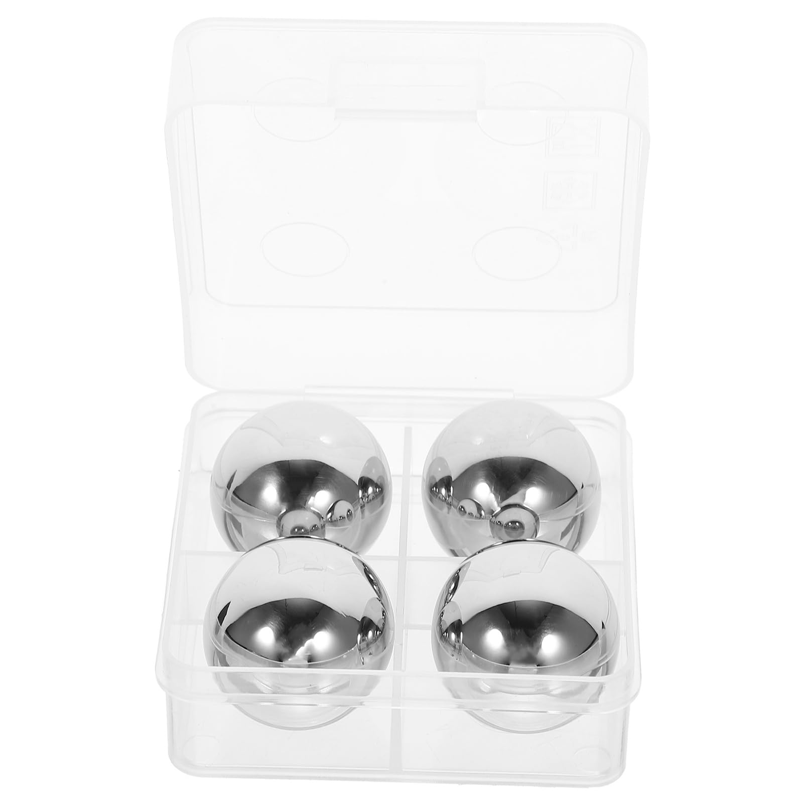 5-Piece Stainless Steel Whiskey Stones Set - Reusable Ice Cubes for Whiskey, Bourbon & Cocktails - Chill Drinks Without Diluting - Perfect for Home Bars, Parties & Gifts